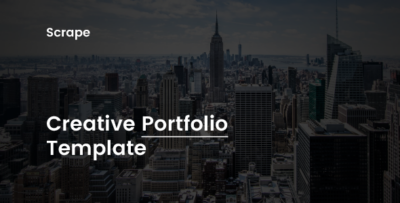 Scrape - Creative Portfolio Template