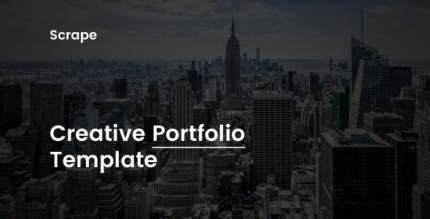 Scrape - Creative Portfolio Template