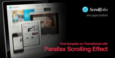 Scrollfolio - Parallax Scrolling Effect portfolio