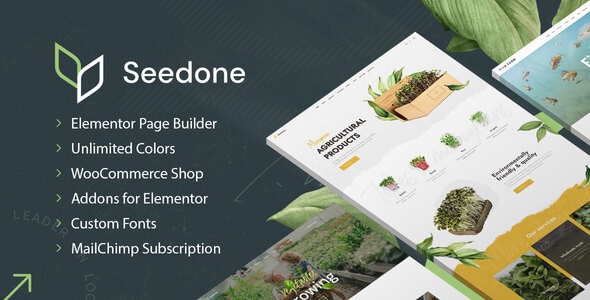 SeedOne - Agriculture WordPress theme SeedOne - Agriculture WordPress theme