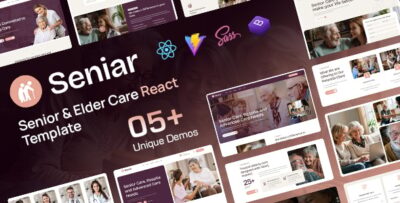 Seniar - Senior Care React Template