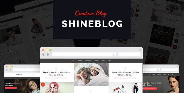 ShineBlog - Blog & e-Commerce Template ShineBlog - Blog & e-Commerce Template