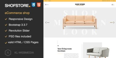 Shofstore - eCommerce HTML5 template
