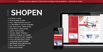 Shopen - Creative Corporate Website HTML Template