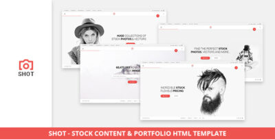 Shot - Stock Content & Portfolio HTML Template