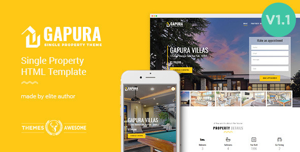 Single Property HTML Template - Gapura Single Property HTML Template - Gapura