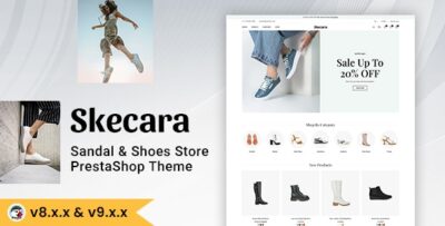 Skecara - Fashion & Sports Footwear Shoes PrestaShop Theme