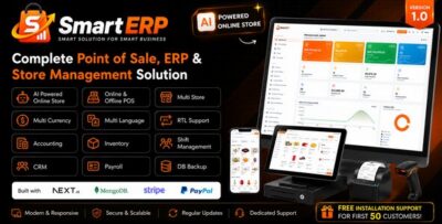 Smart ERP | Next.js POS and AI-Powered Online Store
