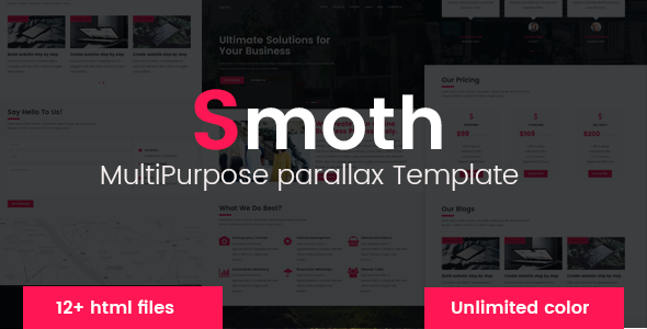 Smoth - MultiPurpose parallax Template Smoth - MultiPurpose parallax Template