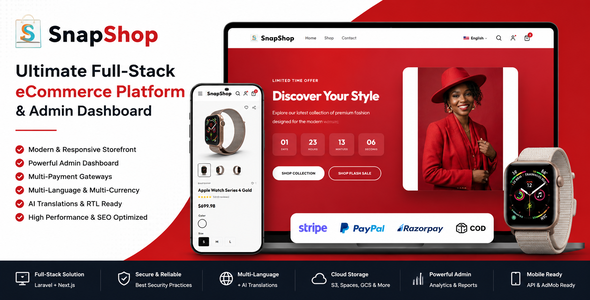 SnapShop | Ecommerce Full-stack Platform SnapShop | Ecommerce Full-stack Platform