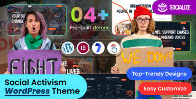 Socialize – Social Activism & NGO WordPress Theme