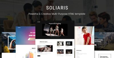 Soliaris - 18 One Page Bootstrap Templates
