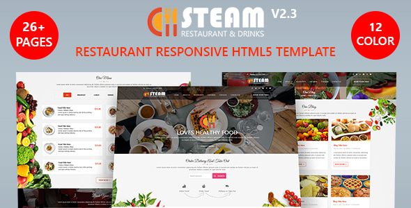 Spice 'n' Steam - Restaurant, Food & Drinks HTML 5 Website Template Spice 'n' Steam - Restaurant, Food & Drinks HTML 5 Website Template