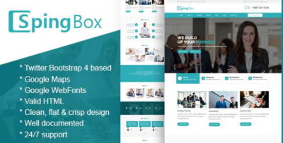 Spingbox - Professional Business HTML Template