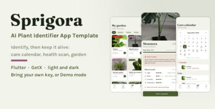 Sprigora | Flutter AI Plant Identifier App Template