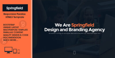 Springfield - Responsive HTML5 Parallax Theme