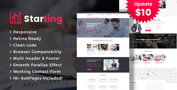 Starting - Business Consulting and Professional Services HTML Template Starting - Business Consulting and Professional Services HTML Template
