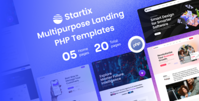 Startix - Multipurpose SaaS Landing PHP Template