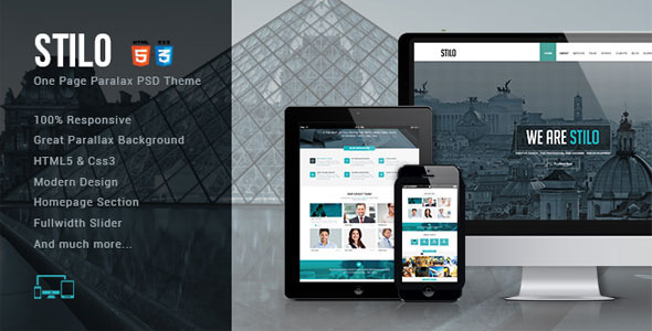 Stilo - One Page HTML5 Template Stilo - One Page HTML5 Template