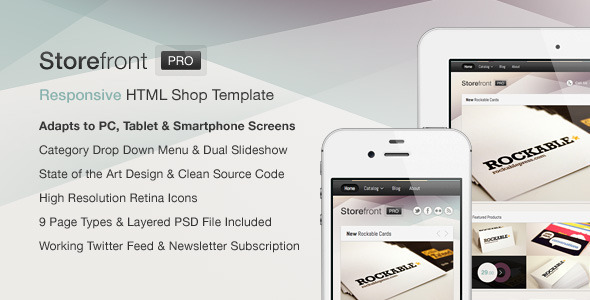 Storefront Pro — A Responsive Business Template Storefront Pro — A Responsive Business Template