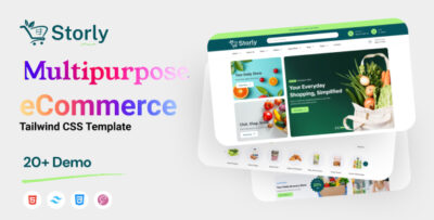 Storly – Multipurpose eCommerce Tailwind CSS Template