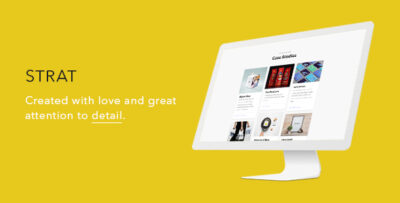 Strat — Creative One Page SEO & Marketing Agency HTML5/CSS3 Template