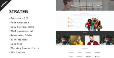 Strateg - Multipurpose HTML5 Template