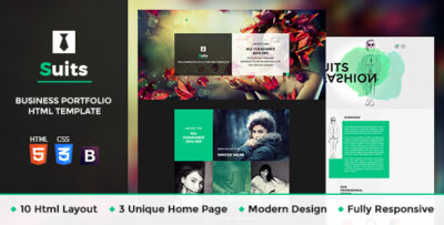 Suits - Fashion HTML Template