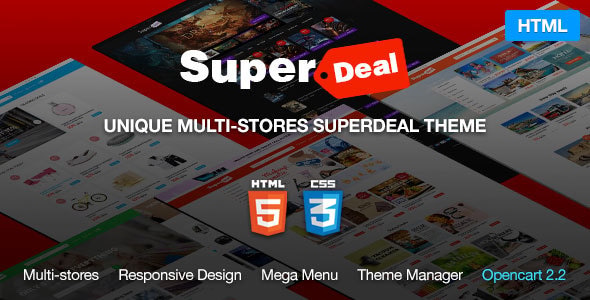 Super Deal - MultiPurpose eCommerce HTML5 Template Super Deal - MultiPurpose eCommerce HTML5 Template