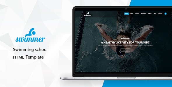 Swimmer - Swimming School HTML Template Swimmer - Swimming School HTML Template