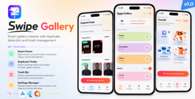 SwipeGallery | Swipe to Clean Photos and Videos Flutter App