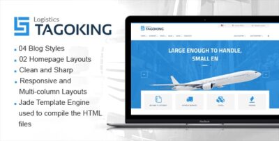Tagoking - Freight and Logistics HTML5 template