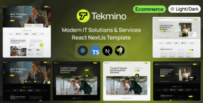Tekmino - Innovative IT Solution React NextJs Template