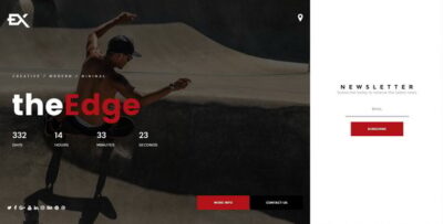 The Edge || Premium Under Construction Template