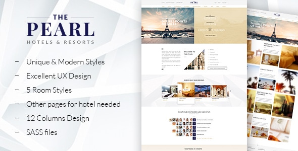 The Pearl - Responsive Hotel HTML5 Template The Pearl - Responsive Hotel HTML5 Template