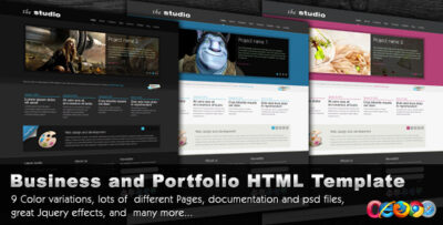 The Studio - 9 in 1 -  Portfolio/Business Template