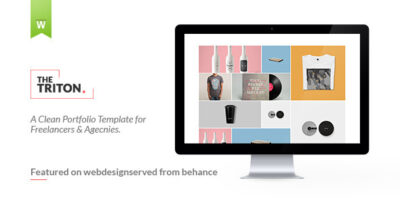 The Triton - Multipage Portfolio Template