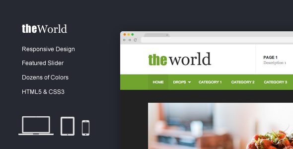 TheWorld - Fresh Magazine Template TheWorld - Fresh Magazine Template