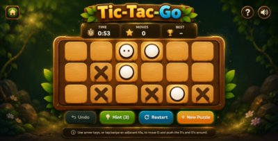 Tic-Tac-Go | HTML5 Sliding Puzzle Game