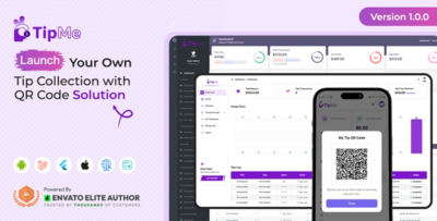 TipMe | QR Code Tipping Platform