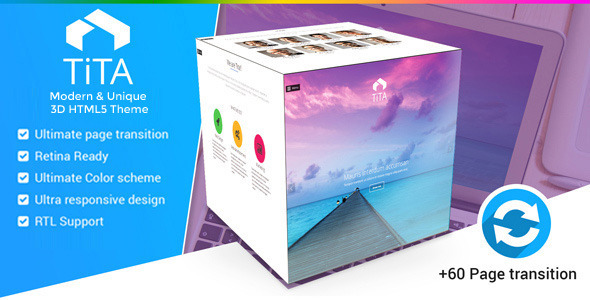 Tita 3D - Modern & Unique HTML5 Theme Tita 3D - Modern & Unique HTML5 Theme