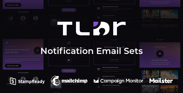 TLDR - Notification Email Sets + Animated Icons TLDR - Notification Email Sets + Animated Icons