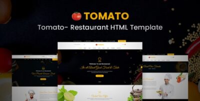 Tomato-Restaurant, Cafe, Bar and Food shop HTML Template