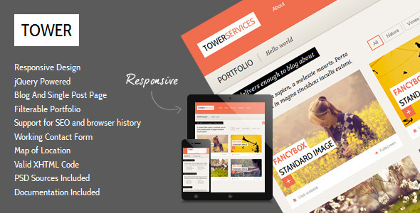Tower - Clean Responsive Template Tower - Clean Responsive Template