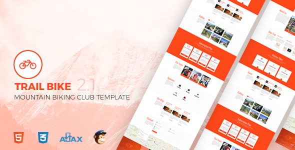 Trail Bike - Mountain Biking Club Template Trail Bike - Mountain Biking Club Template