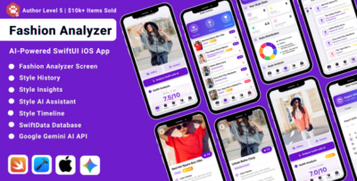 TrendLens | AI Fashion Analyzer and Outfit Score Swift iOS Mobile App