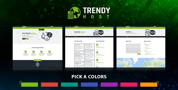 Trendy Host - Responsive Hosting HTML Template Trendy Host - Responsive Hosting HTML Template
