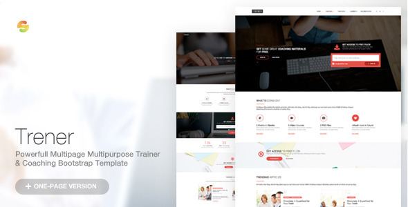 Trener - Multipurpose Coaching & Training Template Trener - Multipurpose Coaching & Training Template