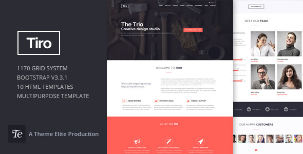 Trio - Bootstrap Responsive Multipurpose Template Trio - Bootstrap Responsive Multipurpose Template