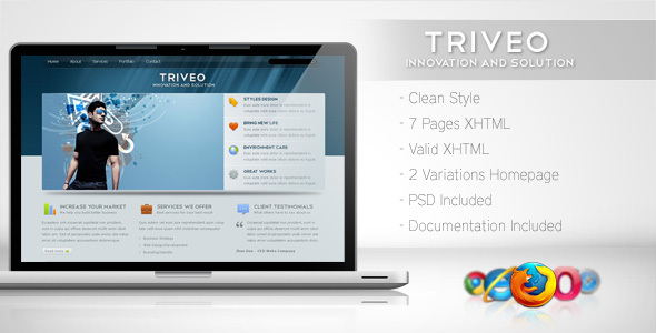 Triveo - Clean Business Template 3 Triveo - Clean Business Template 3